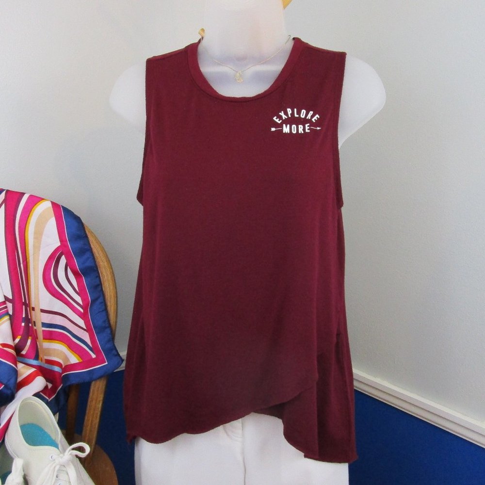 Modern Lux Maroon Swing Tank